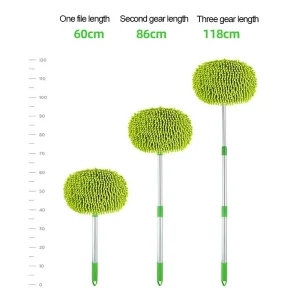 Car Cleaning Brush Telescopic Long Handle Cleaning Care Details Adjustable Super Absorbent Car Washing Mop Window Wash Tool