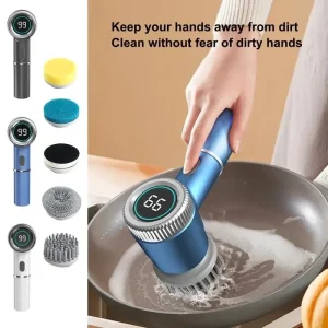 Bathroom Professional Cleaning Automatic Handheld Rechargeable Electric Cleaning Brush Kitchen Dishwashing Pot Shoe Bottle brush