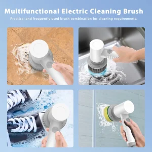 mijia Wireless Electric Cleaning Brush Housework Kitchen Dishwashing Brush Bathtub Tile Professional Cleaning Brush Labor Savin