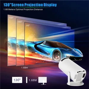 DITONG HY300 Pro Projector Android 4K 1280*720P Dual Wifi 260ANSI Video Cinema Outdoor Portable Outdoor home hd led Projetor