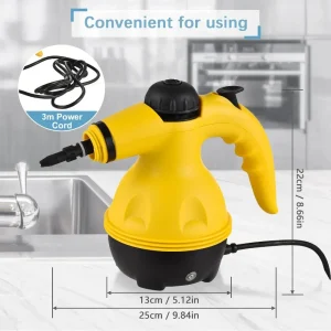 Portable Steam Cleaning Machine Suitable for a Variety of Places of Hand-held 1000W High Temperature Steamer Cleaning Machine