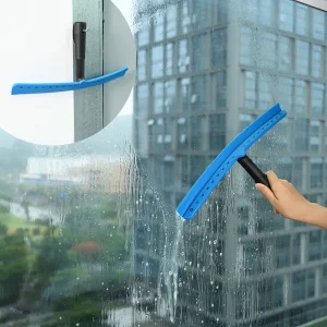 FOSHIO No-Scratch T-Shape Shower Squeegee Household Glass Mirror Cleaning Scraper Wiper With Wall Hanging Handle Car Wash Tool