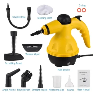 Portable Steam Cleaning Machine Suitable for a Variety of Places of Hand-held 1000W High Temperature Steamer Cleaning Machine