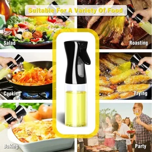 200ml 300ml 500ml Oil Spray Bottle Kitchen Cooking Olive Oil Dispenser Camping BBQ Baking Vinegar Soy Sauce Sprayer Containers