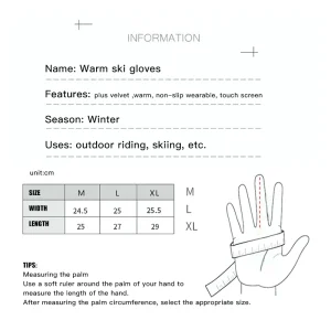 Water Repellent Touch Screen Fishing Gloves Men Winter Warm Anti-slip Camo Fisherman Gloves Skiing Camping Hiking Hunting Gloves