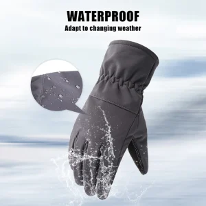 Water Repellent Touch Screen Fishing Gloves Men Winter Warm Anti-slip Camo Fisherman Gloves Skiing Camping Hiking Hunting Gloves