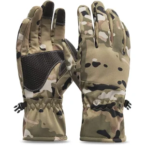 Winter Camouflage Hunting Gloves Warm Non-slip Fishing Gloves Waterproof Touch Screen Ski Camping Gloves Clothing Gloves