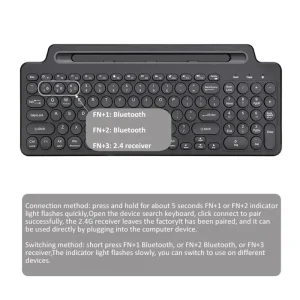 Bluetooth Wireless Keyboard Mini Keyboard Universal 2.4G Gamer Keypad for Windows Android IOS Tablet iPad PC Accessories