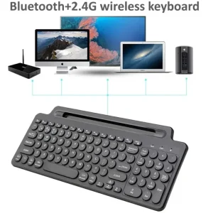 Bluetooth Wireless Keyboard Mini Keyboard Universal 2.4G Gamer Keypad for Windows Android IOS Tablet iPad PC Accessories