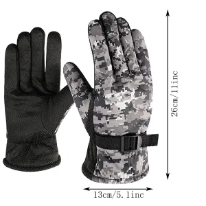 Winter Outdoor Glove WindProof Glove Ski Riding Camouflage Warm Mountain Climbing Glove Outdoor Mitten Women Gloves Mitten