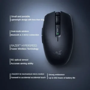 Razer Mouse Orochi V2 Wireless Bluetooth Connection High Sensitivity Viper Elite Special Edition Office Suitable Laptop Mouse