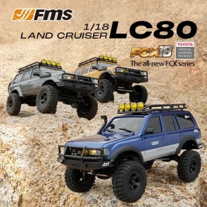 Fms Fcx 1/18 Lc80 Cruiser All-new Off-road Four-wheel Drive Rc Climbing Vehicle Remote Control Electric Simulation Car Model