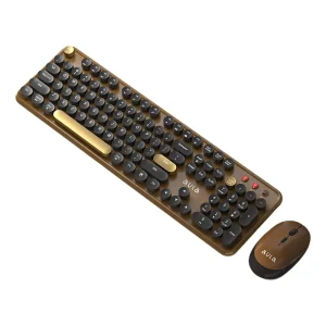 2.4G Wireless Keyboard 104 Key Full Keys Gaming Keyboard and Mouse Set USB Type-C 1600 DPI for Gamer work Compute Laptop Ipad