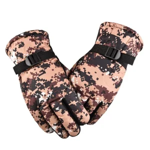 Winter Outdoor Glove WindProof Glove Ski Riding Camouflage Warm Mountain Climbing Glove Outdoor Mitten Women Gloves Mitten