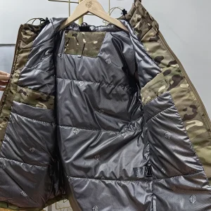 Military Tactical Jackets -25°F Men's Waterproof Windbreaker Hoodie Heat Reflect Winter Hiking Jackets Men Army Hunting Clothes