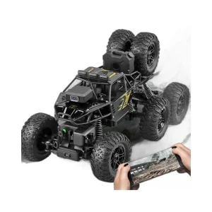 38cm ultra-long alloy dual mode app rc cars,six-drive remote control car,8K HD camera with fart spray,electric car for kids toys