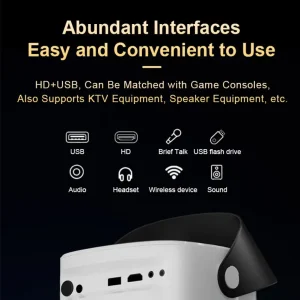 ATB LCD 4K projector 240ANSI WIFI Bluetooth BT5.0 built-in speaker 5W 1920*1080P home theater outdoor portable TS-2 lifting typ