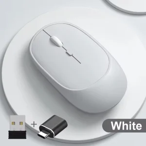 Xiaomi Wireless Mouse Bluetooth-compatible 2.4G Silent Mice Adjustable DPI Ergonomic Design USB Rechargeable Gaming Office Mouse