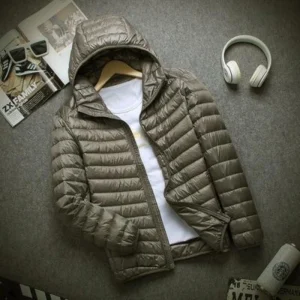 New autumn and winter Down jacket men's fashion hooded super light warm slim coat Down jacket men's coat