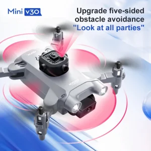 XIAOMI V30 Mini 4DRC Drone with Camera HD 4K 1080P FPV RC Drones Profesional Five-sided Obstacle Avoidance Helicopter Drone Toy