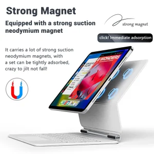 EMTRA Backlight Magic Keyboard for iPad Pro 11 12 9 12.9 Air 4 Air 5 10.9 for iPad 10th Generation Pro 12.9 2022 2021 2020 Cover