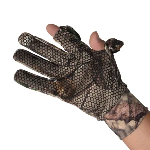 Winter Hunting Gloves 3D Camouflage Non-slip Waterproof Warm Fingers Comfortable for Shooting Fishing Camping Skiing