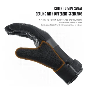 Outdoor Winter Cycling Gloves Touch Screen Motorcycle Gloves Windproof Sports Riding Ski Gloves Waterproof 3M Running Gloves