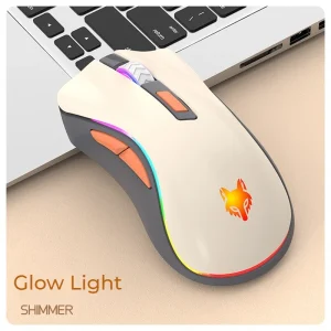 XUNFOX Xyh52 2.4g Wireless Mechanical Mouse Rgb Gaming Mouse Ergonomic 10 Million Keystroke 3200dpi Mouse 11 Rgb Lighting Modes