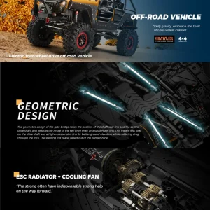 Genuine 1:10 Wltoys 104026 Rc 4wd With Electric Winch Off-Road Vehicle Wrangler Replica Model Alloy Differential Lock Kids Gift