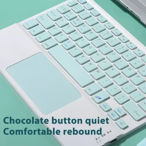 CASEPOKE For iPad Wireless Keyboard with Touchpad For Xiaomi Samsung Huawei Android iOS Windows Bluetooth Keyboard and Mouse