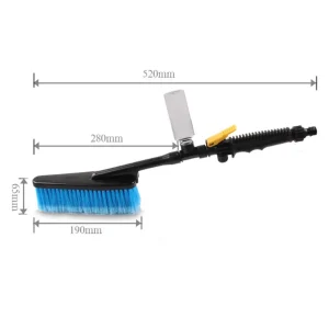 Long Handle Car Wash Cleaning Brush Retractable Water Flow Switch Foam Bottle Car Cleaning Detailing Auto Washing Tools