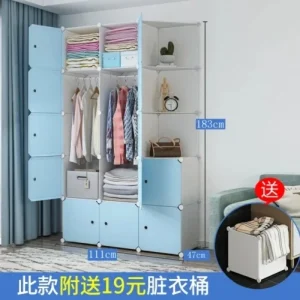 Fabric Display Wordrobe Closet Filing Shoe Storage Cabinet Partitions Clothing Rack Bedroom Hotel Szafki Do Salonu Furniture