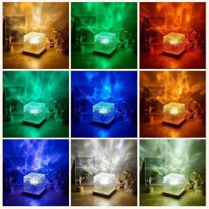 New Northern Light Starry Sky Projector Lamp Ocean Projector Lamp Bar Party Atmosphere Light Decoration Night Light Holiday Gift