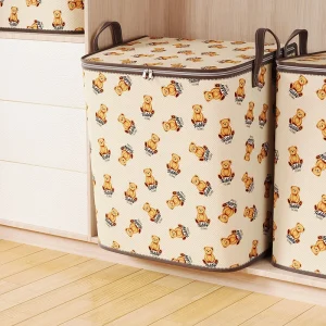 New Large Capacity Clothes Storage Bags Closet Organizers Storage Bins Foldable Storage Toy Containers Box Dust-Proof Moving Bag