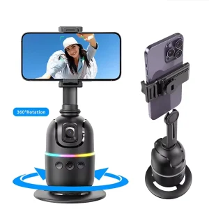 FANGTUOSI AI Smart Gimbal 360° Auto Face Tracking Gimbal All-in-one Rotation For Smartphone video Vlog Stabilizer Phone Holder