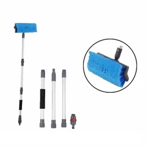 New Car Automatic Telescopic Long Rod Spray Water Brush Auto Windshield Window Wipe Glass Cleaner Washing Tool