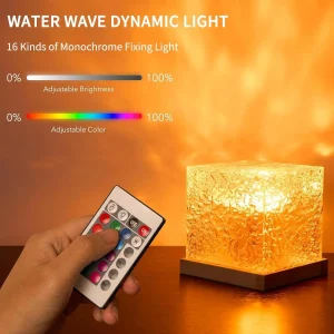 Northern Lights Cube Lamp Ocean Wave Lamp Water Projector Light Luminorthe Cube Lamp lumena Lights Cube Bedroom Decor 16 Colors