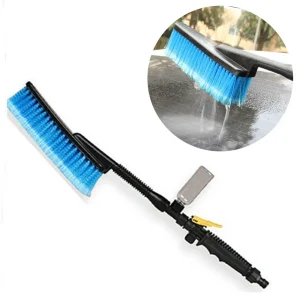 Long Handle Car Wash Cleaning Brush Retractable Water Flow Switch Foam Bottle Car Cleaning Detailing Auto Washing Tools