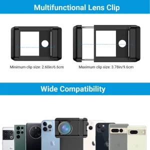 APEXEL New Upgrated 100mm Macro Lens Mobile Phone Lens 4K HD MacroLens With CPL Filter Multifunctional Phone Clip For Smartphone