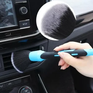 Car Detailing Brush Car Interior Air Outlet Cleaning Elbow Brushes Auto Rim Wash Cleaning Brush Auto Gap Detail Cleaner