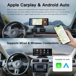 Car Black Box Portable Android Car Player Dash Camera For Cars Front And Rear Dual Camera Touch Screen Car Navigator