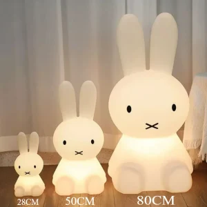 Cute Lighting Rabbit Mood Light LED Desk Lamp Cute Cartoon Children's Gift Bedroom Bedside Light Living Room Floor Light