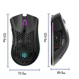 BM600 Rechargeable Gaming Mouse USB 2.4G Wireless RGB Light Ergonomics Gaming Mouse Desktop PC Computers Notebook Laptop Mouses