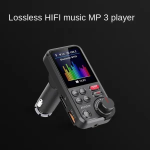 Bluetooth-compatible Car Wireless FM Transmitter Radio Adapter Fast Charging Treble Bass Sound Music Car MP3 Player Aux QC3.0