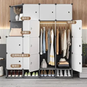 Organizer Storage Wardrobe Minimalist Clothes Partitions Cupboard Closet Living Room Plastic Watches Door Ropero Home Furniture