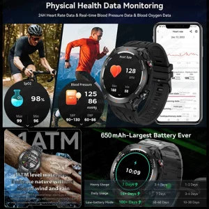 For XIAOMI New GPS Smart Watch 1.45" Ultra HD Display Built-in GPS & Compass Make/Receive Phone Calls 650mAh Battery Braceletes