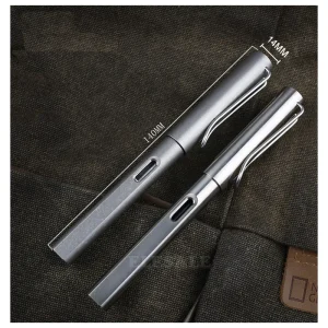 High Quality Titanium TC4 Tactical Pen 2-In-1 Fountain Ink Pen Self Defense Business Pen EDC Tool Gift Dropshipping