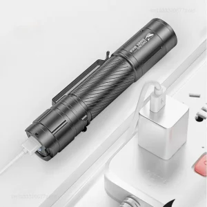 Xiaomi Flashlight Strong Light Charging Ultra Bright Long Range Home Outdoor Mini Portable Emergency Light USB Charge LED Lamp