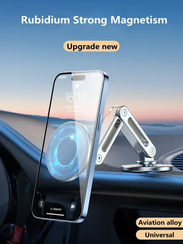 Magnetic Car Phone Holder Stand Magnet Car Mount Smartphone GPS Mobile Cell Support in Car Bracket for iPhone 15 Samsung Xiaomi