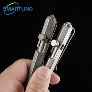 Titanium Alloy Tactical Pen Security Protection Personal Defense Ballpoint Pen Emergency Window Breaker Survival Supplies